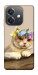 Чехол Cat in flowers для Oppo А3х 4G