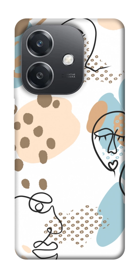 Чехол Face pattern для Oppo A3 4G