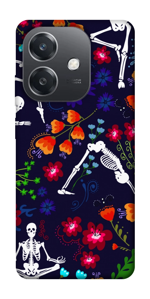 Чехол Yoga skeletons для Oppo A3 4G