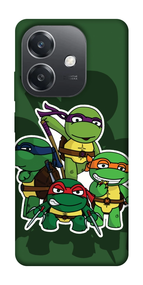 Чохол Green turtles для Oppo А3х 4G