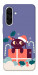 Чохол Christmas cat для Galaxy A56 5G