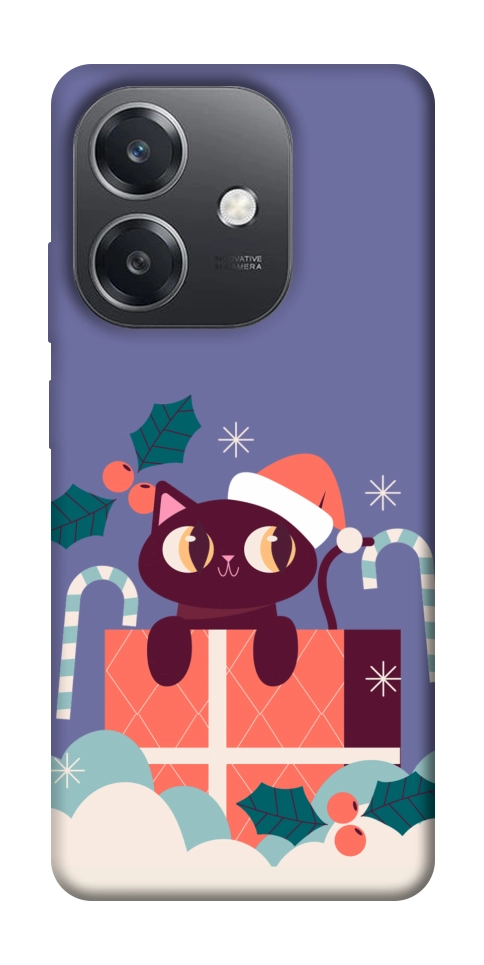 Чехол Christmas cat для Oppo A3 4G