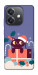 Чохол Christmas cat для Oppo А3х 4G