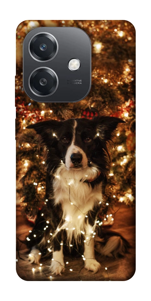 Чехол Christmas dog для Oppo A3 4G