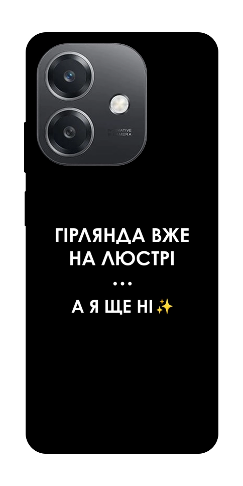 Чехол Гірлянда на люстрі для Oppo A3 4G