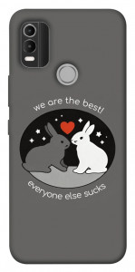 Чехол Rabbits для Nokia C21 Plus