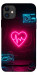 Чехол Neon heart для iPhone 11