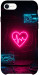 Чехол Neon heart для iPhone SE (2020)