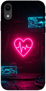 Чехол Neon heart для iPhone XR