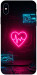 Чехол Neon heart для iPhone XS Max