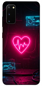 Чехол Neon heart для Galaxy S20 (2020)