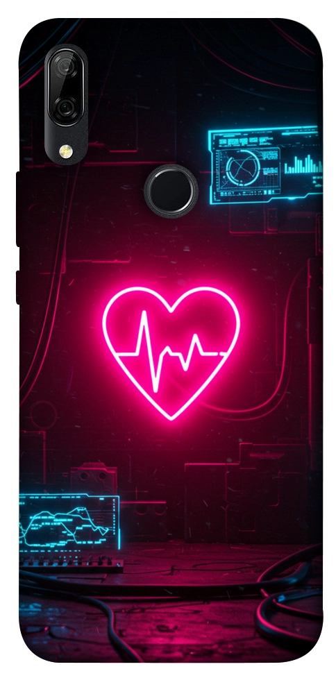 Чохол Neon heart для Huawei P Smart Z