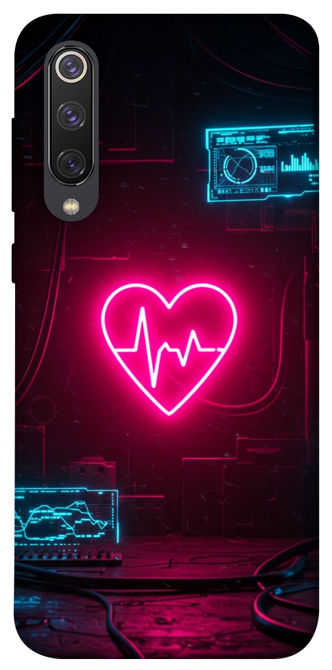 Чохол Neon heart для Xiaomi Mi 9 SE