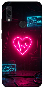 Чехол Neon heart для Xiaomi Redmi Note 7