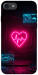 Чохол Neon heart для iPhone 8