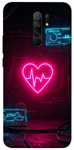 Чехол Neon heart для Xiaomi Redmi 9