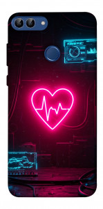 Чехол Neon heart для Huawei Enjoy 7S