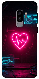 Чехол Neon heart для Galaxy S9+