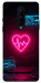 Чехол Neon heart для OnePlus 8