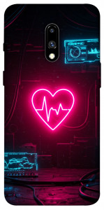 Чохол Neon heart для OnePlus 7