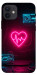 Чохол Neon heart для iPhone 12