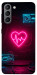 Чохол Neon heart для Galaxy S21