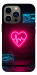 Чехол Neon heart для iPhone 13 Pro