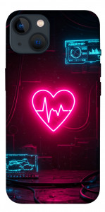 Чохол Neon heart для iPhone 13