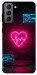 Чехол Neon heart для Galaxy S21 FE