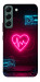 Чехол Neon heart для Galaxy S22