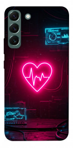 Чохол Neon heart для Galaxy S22+