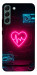 Чохол Neon heart для Galaxy S22+