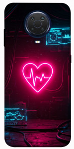 Чехол Neon heart для Nokia G20