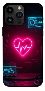 Чехол Neon heart для iPhone 14 Pro Max