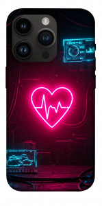 Чехол Neon heart для iPhone 14 Pro