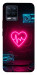 Чехол Neon heart для Realme 8