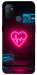 Чехол Neon heart для OnePlus Nord N100