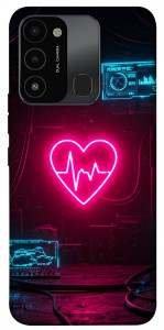 Чехол Neon heart для TECNO Spark 8C