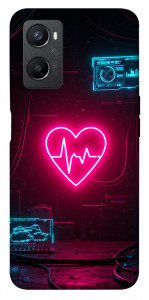 Чехол Neon heart для Oppo A96