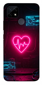 Чохол Neon heart для Realme C21Y