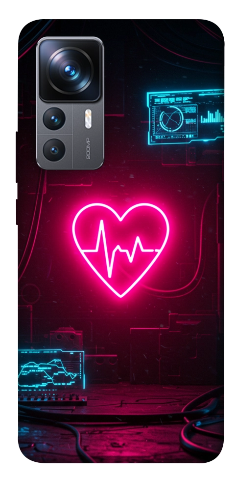 Чохол Neon heart для Xiaomi 12T