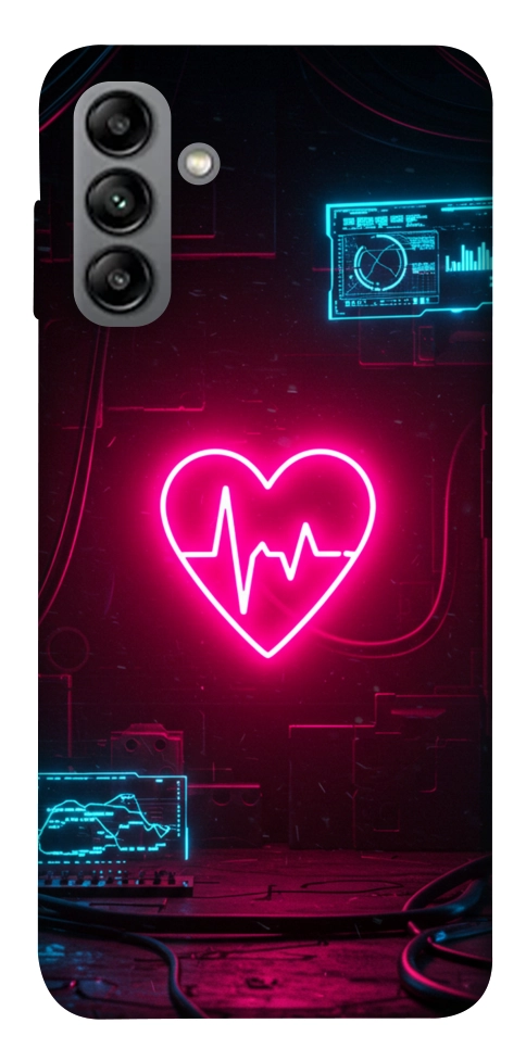 Чохол Neon heart для Galaxy A04s