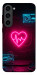 Чохол Neon heart для Galaxy S23