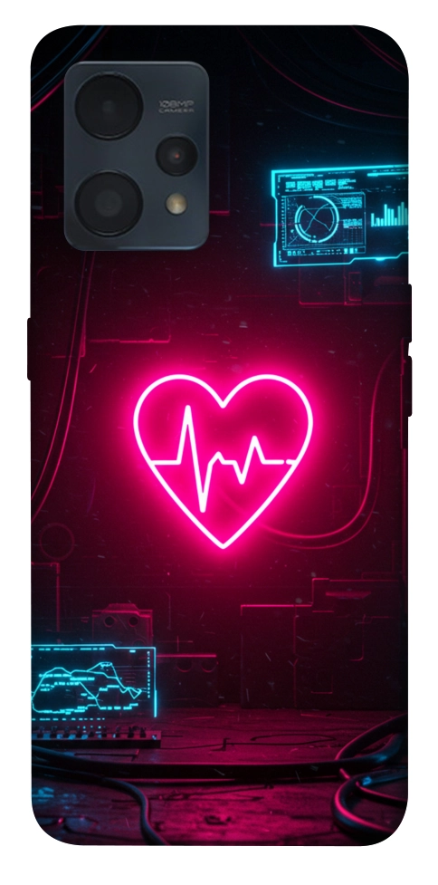 Чохол Neon heart для Realme 9 4G