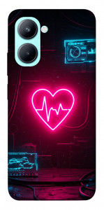 Чохол Neon heart для Realme C33