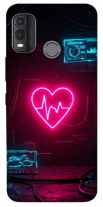 Чохол Neon heart для Nokia G11 Plus