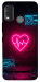 Чехол Neon heart для Nokia G11 Plus