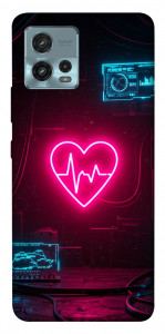 Чехол Neon heart для Motorola Moto G72