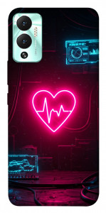 Чехол Neon heart для Infinix Hot 12 Play