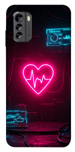 Чохол Neon heart для Nokia G60